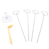 Stainless Steel Potato Cutter Hand Crank Potato Spiral Cutter Kitchen Accessory for Home