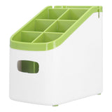 Cutlery Storage Box with Knife Rack Drain Chopstick Rack Kitchen Supplies Storage Rack - Rear View