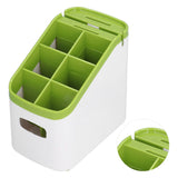 Cutlery Storage Box with Knife Rack Drain Chopstick Rack Kitchen Supplies Storage Rack - Extra Image