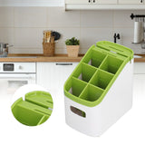 Cutlery Storage Box with Knife Rack Drain Chopstick Rack Kitchen Supplies Storage Rack - Extra Image