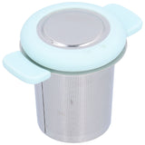 Stainless Steel Tea Strainer Silicone Double Handle Tea Strainer Tea Strainer Tea Maker - Low Angle