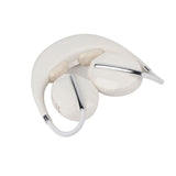 Hanging Neck Fan Portable Multifunction Leafless Massage Aromatherapy Neck Fanfor Outdoor HomeWhite 2.3in