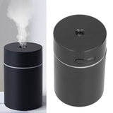 Mini Car Humidifier Mute Portable Spray Moisturizing USB Humidifier for Bedroom Office CarBlack