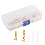 120Pcs Wire Terminals Connector High Conductivity Antioxidant PVC Insulated Safe Easy Male Female Wire Terminals - Front View
