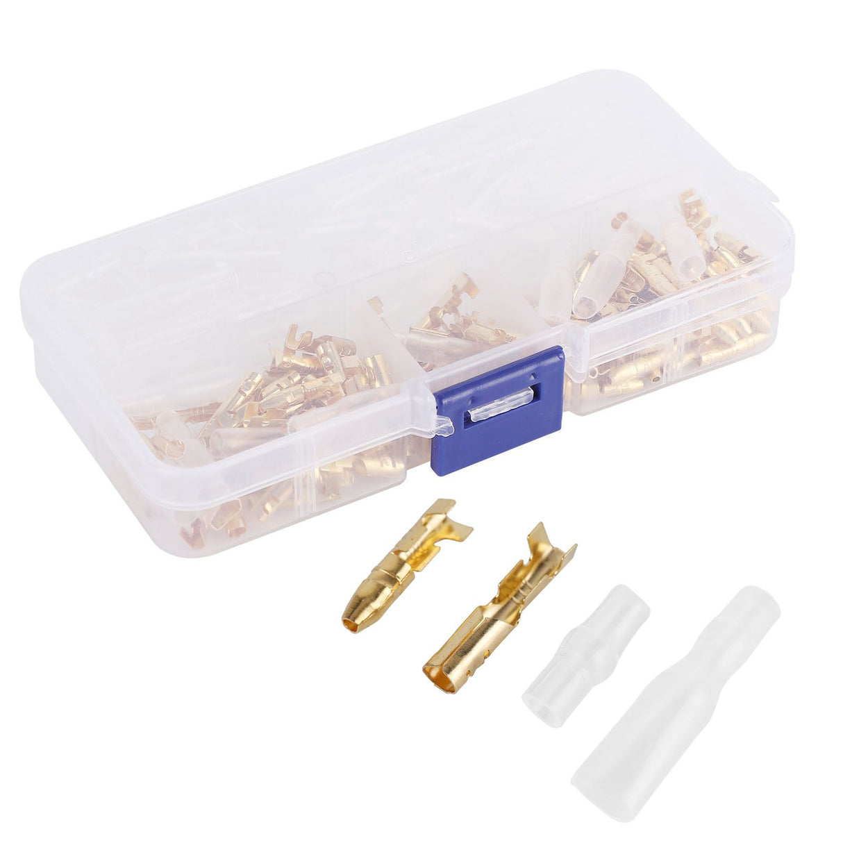 120Pcs Wire Terminals Connector High Conductivity Antioxidant PVC Insulated Safe Easy Male Female Wire Terminals