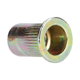 100PCS Threaded Inserts M3‑M8 Portable Galvanized Carbon Steel High Strength Rivet Nuts Assortment100PCS