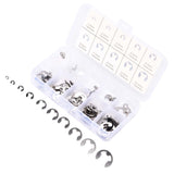 120PCS Snap Rings M1.5‑10 Mini Portable Corrosion Resistant Stainless Steel Snap Rings Kit120PCS - Extra Image