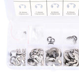 120PCS Snap Rings M1.5‑10 Mini Portable Corrosion Resistant Stainless Steel Snap Rings Kit120PCS - Extra Image