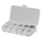 220 Pcs Grub Screw Stainless Steel M3 to M8 Inner Hex Concave End Tight Joint Tool for Precise Instrument220PCS