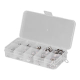 220 Pcs Grub Screw Stainless Steel M3 to M8 Inner Hex Concave End Tight Joint Tool for Precise Instrument220PCS