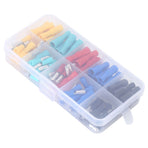100Pcs Electrical Wire Terminal Male Female Many Colours Plug in Type Cold Pressed Terminal