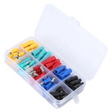 100Pcs Electrical Wire Terminal Male Female Many Colours Plug in Type Cold Pressed Terminal
