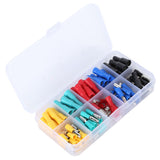 100Pcs Electrical Wire Terminal Male Female Many Colours Plug in Type Cold Pressed Terminal - Extra Image