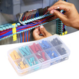 100Pcs Electrical Wire Terminal Male Female Many Colours Plug in Type Cold Pressed Terminal - Extra Image