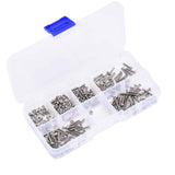 230Pcs Screw Nut Combination Set Stainless Steel M2 Small Volume Tool Accessories230Pcs - Top-Down View