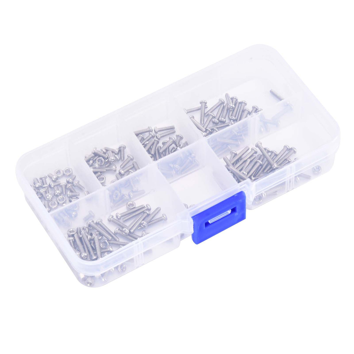 230Pcs Screw Nut Combination Set Stainless Steel M2 Small Volume Tool Accessories230Pcs