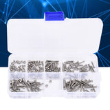 230Pcs Screw Nut Combination Set Stainless Steel M2 Small Volume Tool Accessories230Pcs