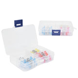 50pcs Waterproof Wire Connectors Bendable Marine Grade Insulated Electrical Wire TerminalsWhite 10 Red 23 Blue 12 Yellow 5