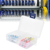 50pcs Waterproof Wire Connectors Bendable Marine Grade Insulated Electrical Wire TerminalsWhite 10 Red 23 Blue 12 Yellow 5