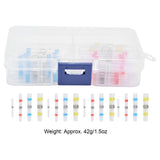 50pcs Waterproof Wire Connectors Bendable Marine Grade Insulated Electrical Wire TerminalsWhite 10 Red 23 Blue 12 Yellow 5