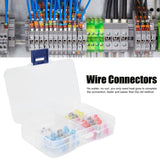 50pcs Waterproof Wire Connectors Bendable Marine Grade Insulated Electrical Wire TerminalsWhite 10 Red 23 Blue 12 Yellow 5