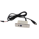 5 Pin Power Recliner Switch Brushed DC 3 Button Straight Sofa Controller with 1m Light Strip