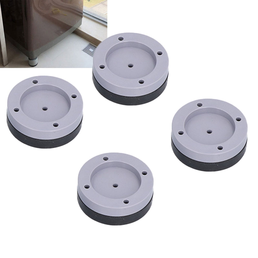 4Pcs Non Slip Anti Vibration Pad Anti Shock Absorbing Feet Pad for Automatic Washing Machine