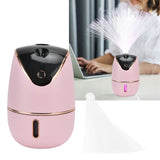 540ml Large Capacity Humidifier with Special Effects Light Air Humidifier Diffuser for Home Car USB ChargingPink