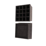 Furniture Riser 2 Inch Stackable TPU Square Desk Riser Heavy Duty Waterproof Anti Slip Black Heighten Riser Bed Lift - Extra Image