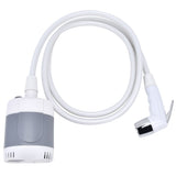 Portable Outdoor Shower Set Camping Shower Pump Handheld Sprayer for Hiking Traveling USB Charging(GrayWhite ) - Front View