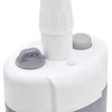 Portable Outdoor Shower Set Camping Shower Pump Handheld Sprayer for Hiking Traveling USB Charging(GrayWhite )