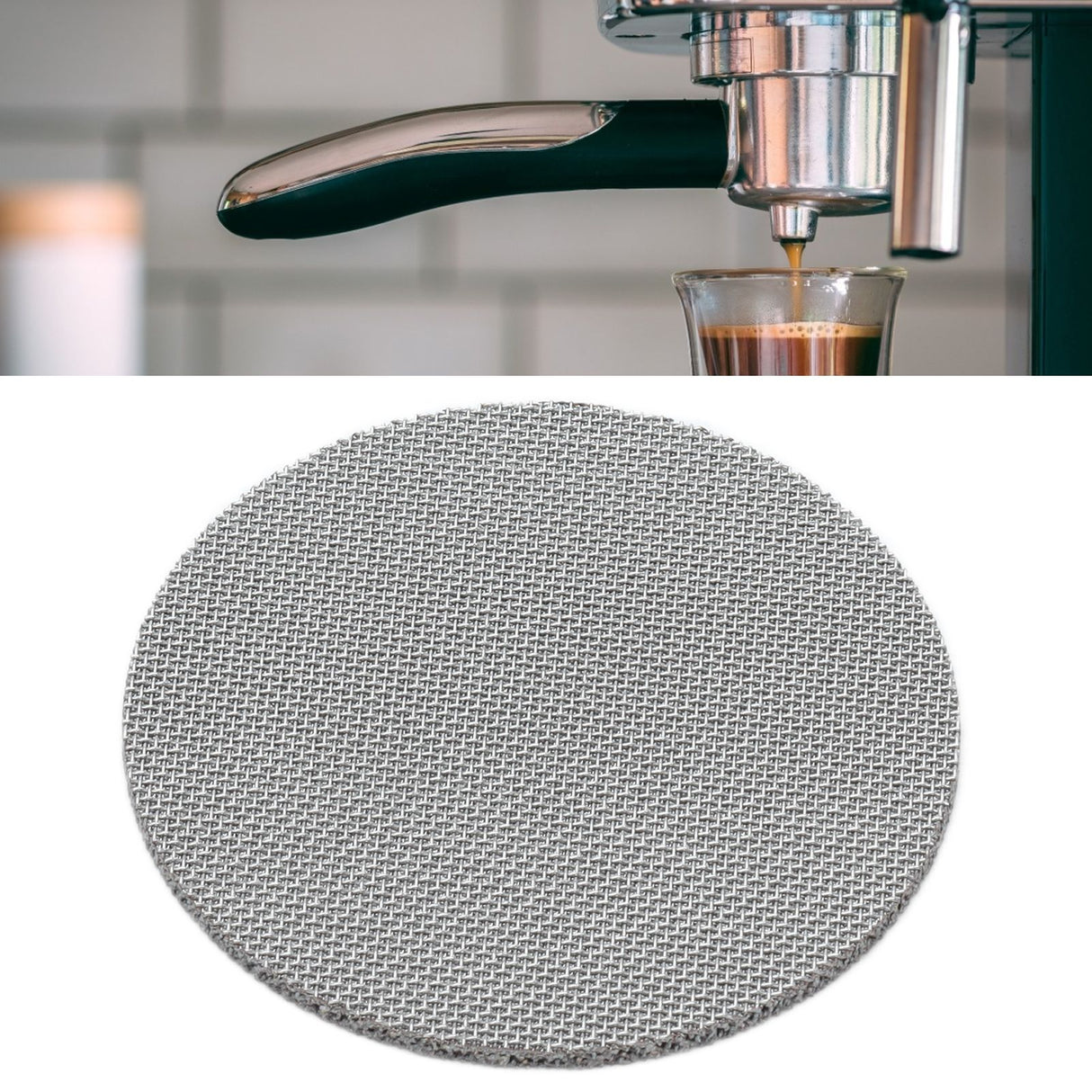 Coffee Portafilter Filter Plate Replacement Backflush Filter Mesh Screen for Coffee Machine Handle Parts58.5mm