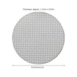 Coffee Portafilter Screen Reusable 316 Stainless Steel Puck Screen Filter Accessory 100μm Filter Fineness53.5mm / 2.1in