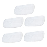 5PCS Microfiber Mop Pads Reusable Mop Head Cleaning Pads Replacement for Secura EM‑516 - Top-Down View