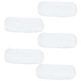 5PCS Microfiber Mop Pads Reusable Mop Head Cleaning Pads Replacement for Secura EM‑516 - Rear View