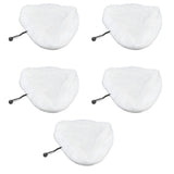 5Pcs Mop Cover Replacement Pads Strong Water Absorption Fit for Steamboy X5 H20 S302 S001 Mop - Close-Up Angle