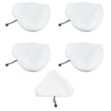 5Pcs Mop Cover Replacement Pads Strong Water Absorption Fit for Steamboy X5 H20 S302 S001 Mop