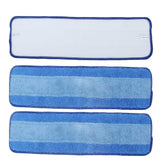 3PCS Wet Dry Dual Use Mop Cloth Refills Reusable Microfiber Mop Pad for Bona Mop Floor Cleaning - Front View