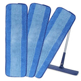 3PCS Wet Dry Dual Use Mop Cloth Refills Reusable Microfiber Mop Pad for Bona Mop Floor Cleaning