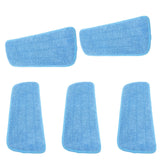 5PCS Microfiber Flat Mop Pad Mopping Cleaning Cloth Replacement for 14x41cm Hook and Loop Mop Universal - Extra Image