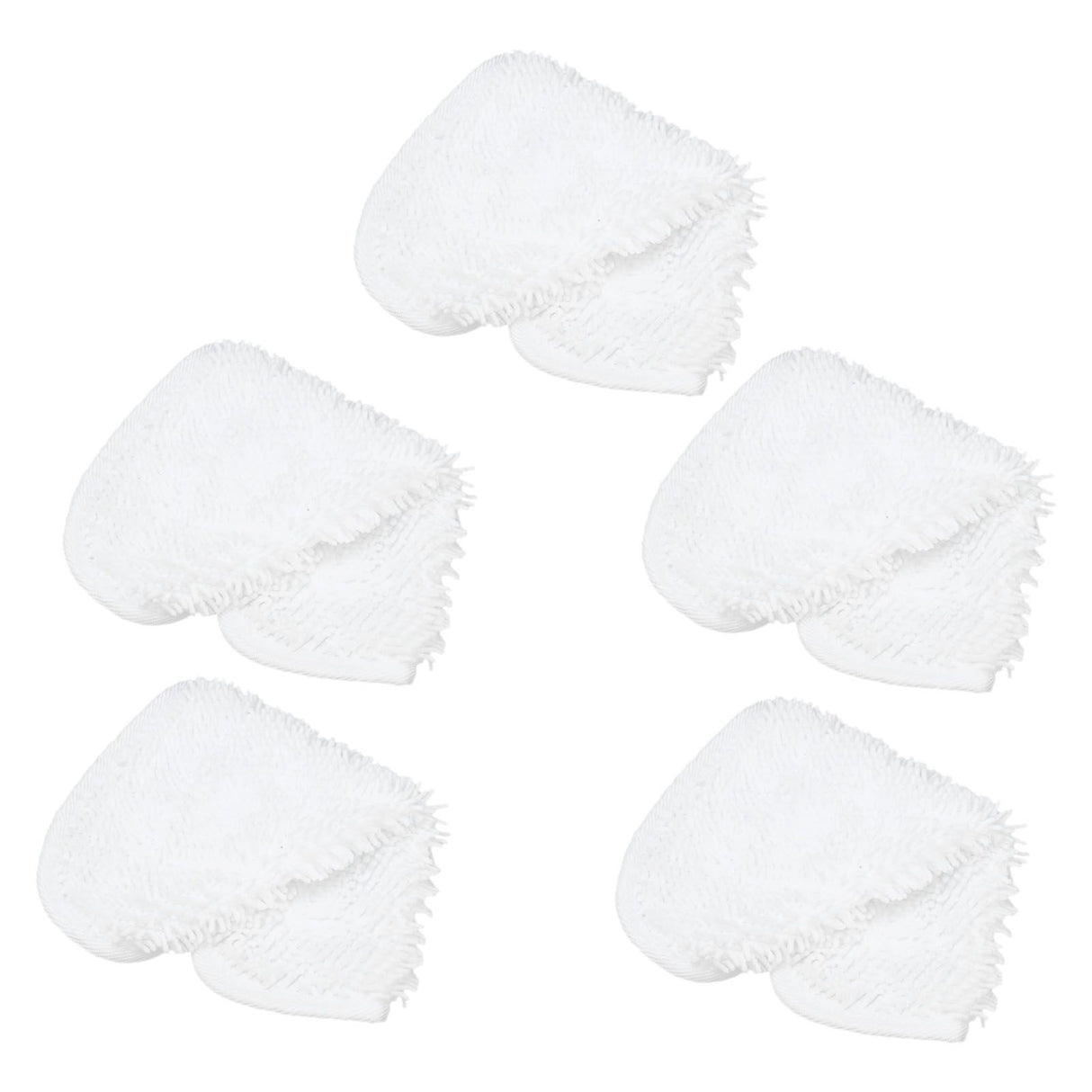 5PCS Fiber Mop Pads Steam Cleaning Pad Cloth Accessory Fits for Vileda Steam Mop Cleaner