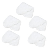 5PCS Fiber Mop Pads Steam Cleaning Pad Cloth Accessory Fits for Vileda Steam Mop Cleaner - Front View
