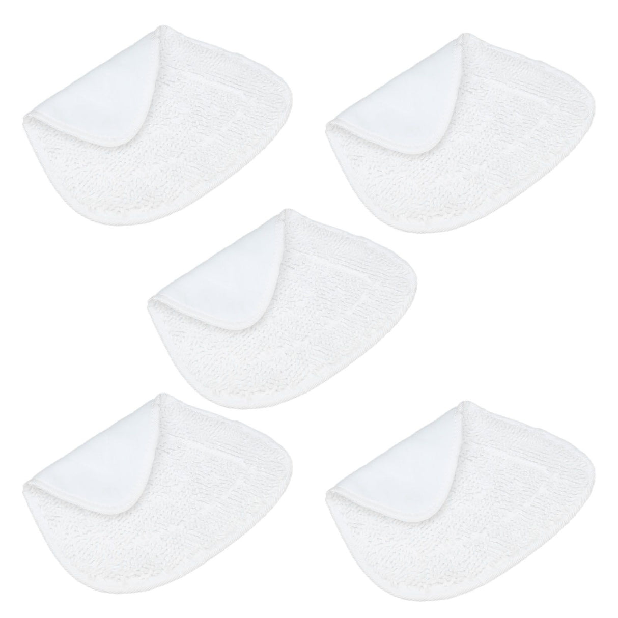 5PCS Fiber Mop Pads Steam Cleaning Pad Cloth Accessory Fits for Vileda Steam Mop Cleaner