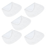 5PCS Fiber Mop Pads Steam Cleaning Pad Cloth Accessory Fits for Vileda Steam Mop Cleaner