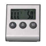 Magnet Design Barbecue Thermometer Food Meat Temperature Meter with Alarm Function for Kitchen - Front View