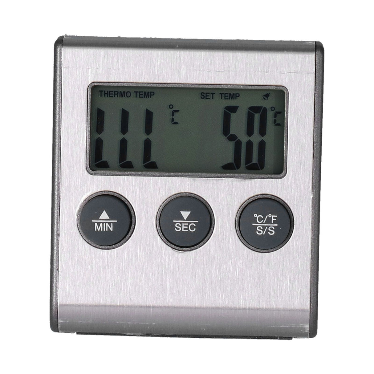 Magnet Design Barbecue Thermometer Food Meat Temperature Meter with Alarm Function for Kitchen