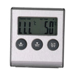 Magnet Design Barbecue Thermometer Food Meat Temperature Meter with Alarm Function for Kitchen
