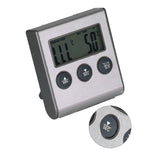 Magnet Design Barbecue Thermometer Food Meat Temperature Meter with Alarm Function for Kitchen