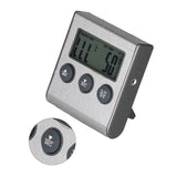 Magnet Design Barbecue Thermometer Food Meat Temperature Meter with Alarm Function for Kitchen - Close-Up Angle