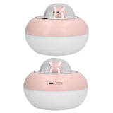 300ml LED Desk Humidifier White Pink USB Powered Mute Colorful Large Capacity Air Humidifier for Home Office - Extra Image